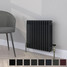 CT3-C-500-BLACK-TH - Classic Black 3 Column Radiator H500mm x W1404mm CT3-C-500-BLACK-TH - Classic Black 3 Column Radiator H500mm x W1404mm